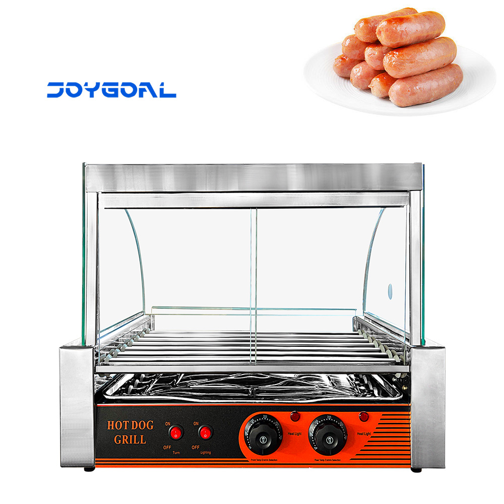 臺(tái)式7管烤腸機(jī)商用電熱臺(tái)灣熱狗機(jī) 全自動(dòng)控溫小型擺攤香腸機(jī)